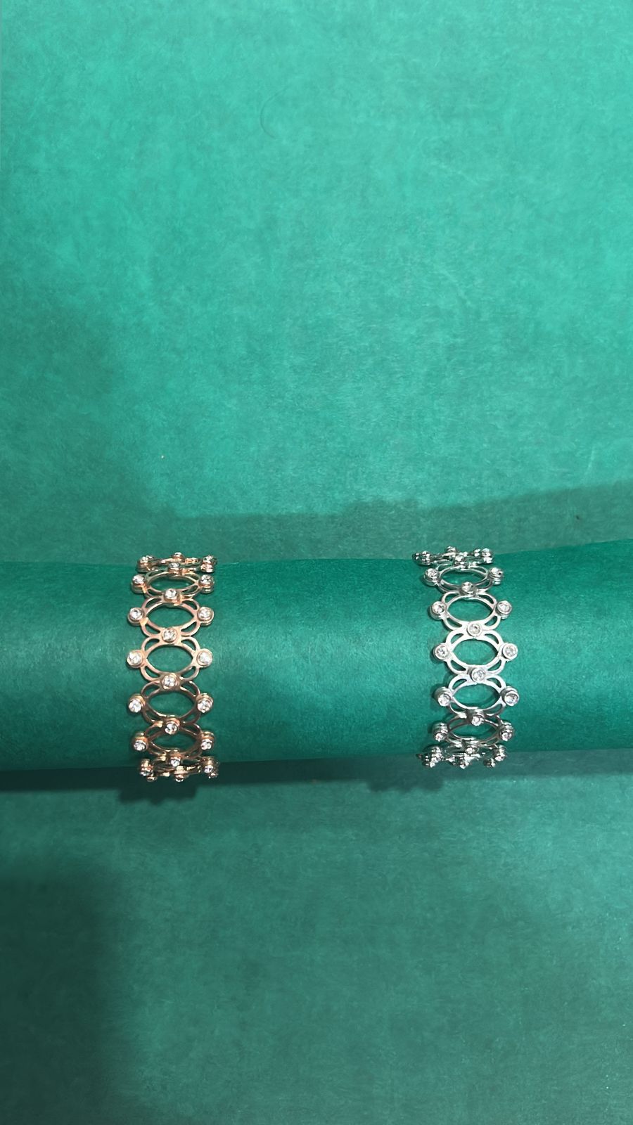 PRISHI Silver Ring + Kada