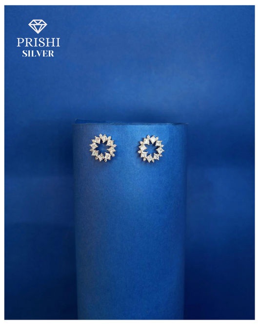 Star Solitaire Earrings
