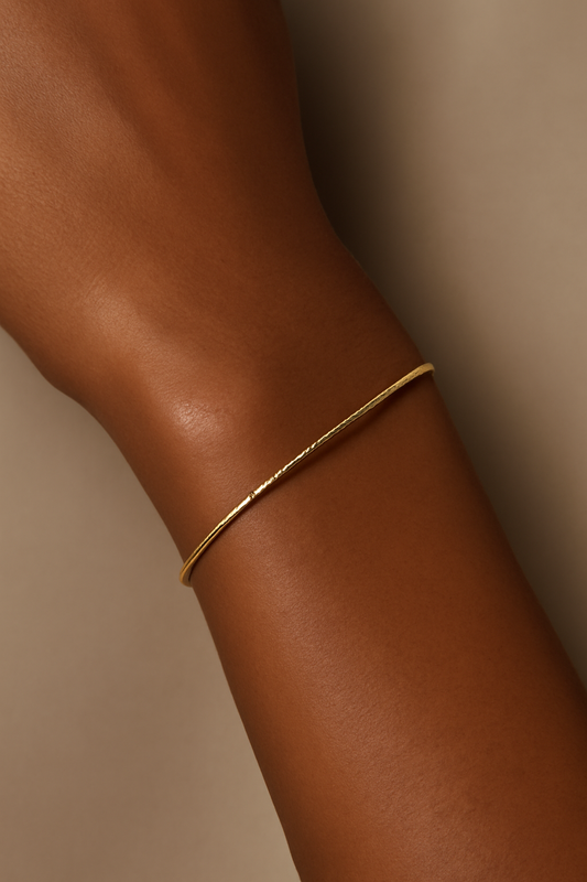 Sleek Modern Bangle Bracelet